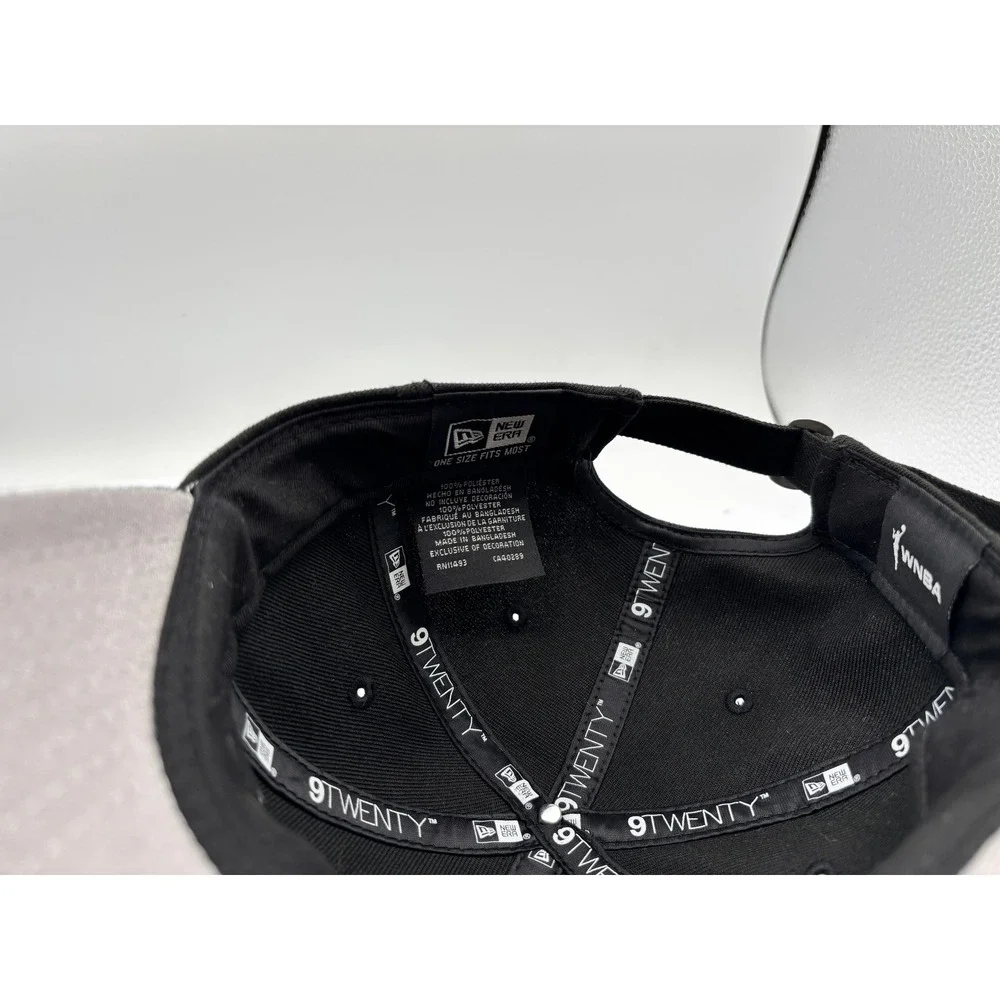 Connecticut Sun Keesusk WNBA New Era 9Twenty Strapback Black Hat Mohegan Edition
